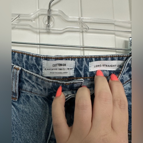 Cotton On Long Straight Leg Jeans - Picture 3 of 4